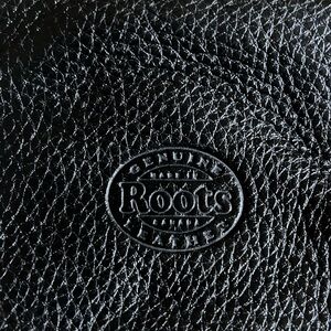 Roots leather pouch.